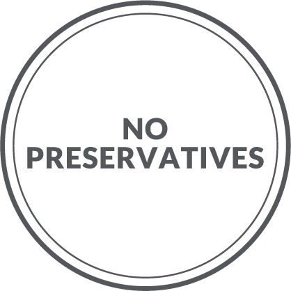 No preservatives               stamp